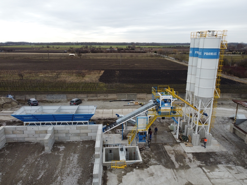 100m³/h Kompakt Beton Santrali